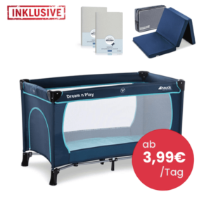 Reisebett für Kinder mieten auf Mallorca - ab 3,99€/Tag