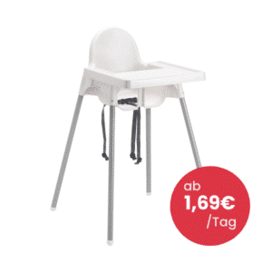 Kinderhochstuhl für Kinder mieten auf Mallorca - ab 1,69€/Tag